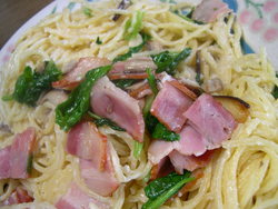 休日の晴れた午後はパスタ再び