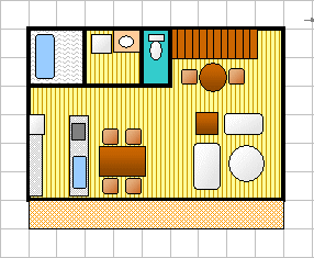 無料間取りソフトでつくる2階リビングのローコスト住宅