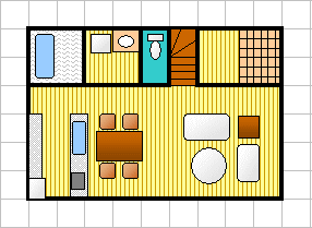 吹き抜けのあるローコスト住宅を無料間取りソフトでつくる