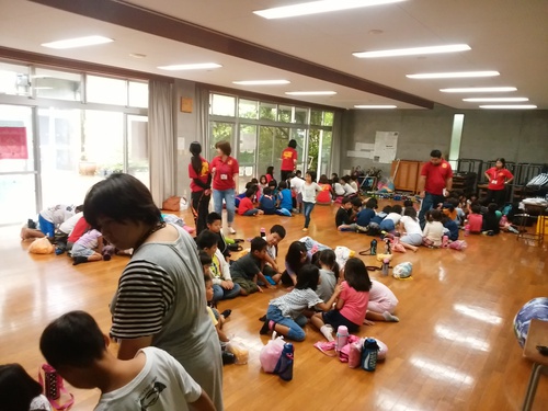 施設利用のようす 浦添小学校2年生 施設利用のようす 浦添小学校2年生