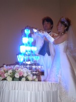 いとこの結婚披露宴♪