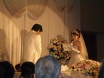 いとこの結婚披露宴♪