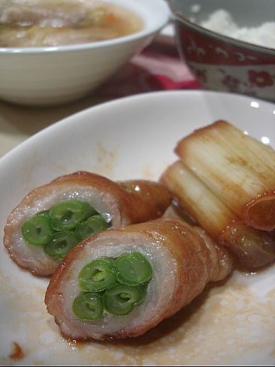 インゲンの豚肉巻き