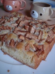 今日のおやつ★りんごのケーキ