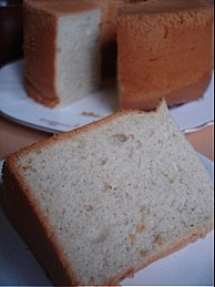 バナナのシフォンケーキ