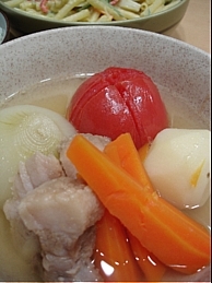 丸ごとトマト入りポトフ