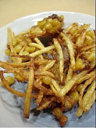 千切りポテトとコーンのかき揚げ★カレー風味