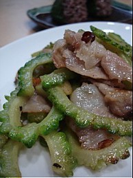 ゴーヤーと豚肉のシンプル炒め