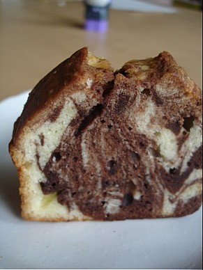 ふんわり美味しいマーブルパウンドケーキ