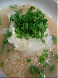 ゆし豆腐鍋★水菜しゃぶしゃぶ