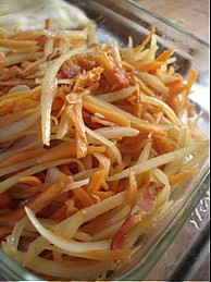 我が家の常備おかず★ジャガイモのカレーきんぴら