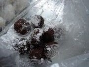 クリスマスに★チョコとプレーンのスノーボール2種