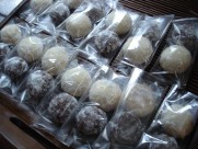 クリスマスに★チョコとプレーンのスノーボール2種