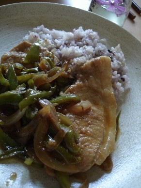 さっぱり生姜焼き