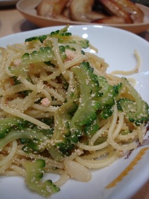 ゴーヤー入り★和風明太パスタ