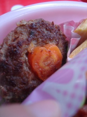ハート型の卵焼き★園児弁当