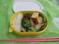 主人の作ったお弁当♪ 2006/02/02 23:50:00