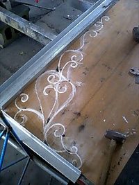 アイアンの屋根飾り　製作中～ 2008/07/18 07:00:00