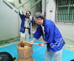 餅つき