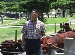 平和記念公園にて