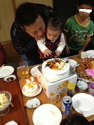 満一歳のお誕生会