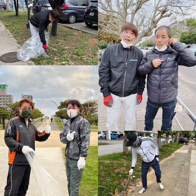 新都心公園の清掃活動【安岡中OB 2022年12月 2回目】 新都心公園の清掃活動【安岡中OB 2022年12月 2回目】