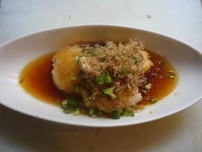 揚げ出しゆし豆腐完成!!
