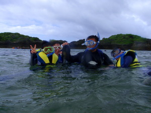 沖縄家族旅行でシュノーケル体験ダイビングツアー！