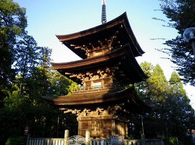 岐阜県神戸町日吉神社の三重塔を見て思う。