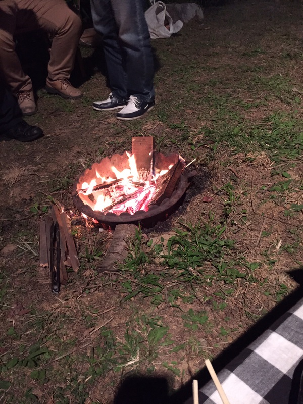 寒い夜には焚き火だよ o(^_-)O 寒い夜には焚き火だよ o(^_-)O