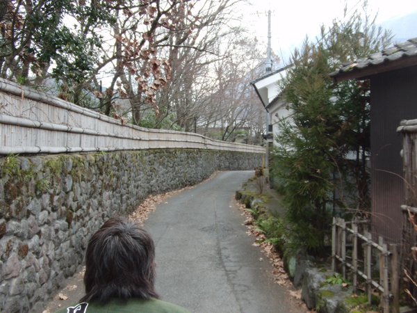 湯布院の街の人力車