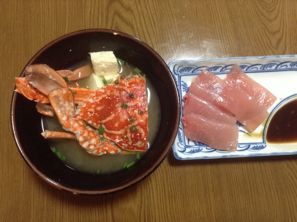 美味しいもので幸せ〜、蟹いいよね (o^^o) 美味しいもので幸せ〜、蟹いいよね (o^^o)