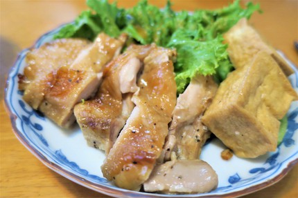 甘辛サテチキン&納豆冷やし麺 甘辛サテチキン&納豆冷やし麺