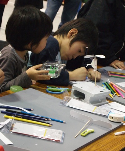 ヤクルトキャンプと科学の実験。