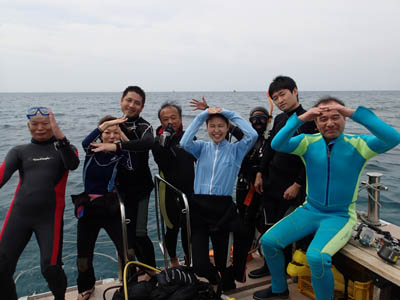 石垣島で、記念ダイブ~~~☆