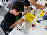 オールトヨタイベント参加！「夏休みキッズカーニバル」夏休みの宿題に最適な漆喰シーサー絵付け体験をしてきました