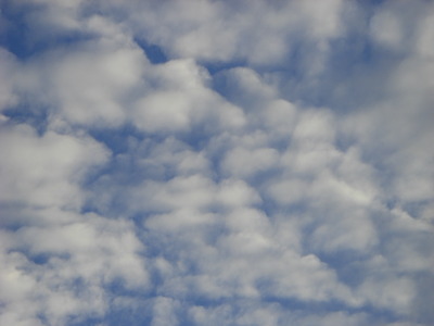 ペンション前から見た空