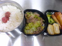 お弁当　7/17 2007/07/17 21:27:11