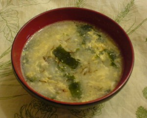 もずく in 長いもスープ