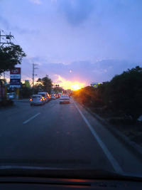 12月の夕暮れ