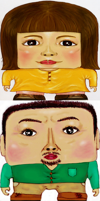 SNS用似顔絵イラスト描きましたよ。