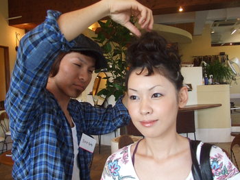 ヘアショーっぽく