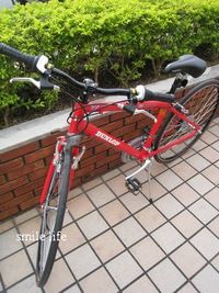 赤い自転車♪