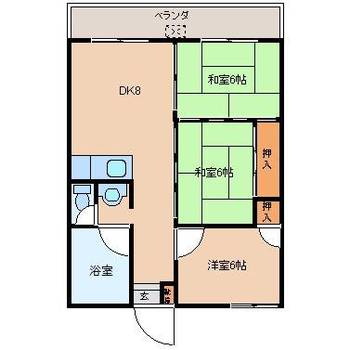 45,000円(初期費用)引き!!南城市玉城3DK