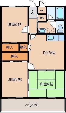 南城市佐敷★2LDK★敷金礼金無料★駐車場1台無料!!!