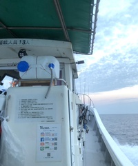 昨日の沖縄。ディープのイカ釣り♪