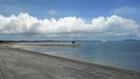 青い海　白い雲  黒い俺 2008/06/19 12:30:21