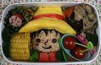 キャラ弁！ルフィ♪ワンピース男の子弁当 2012/04/04 10:42:15