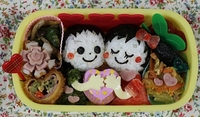 キャラ弁♪ホワイトデーの恋人たち！ 2012/03/14 10:54:32