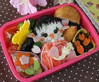 キャラ弁♪昨日入学式でした！おめでとうランドセル 2012/04/11 11:29:05